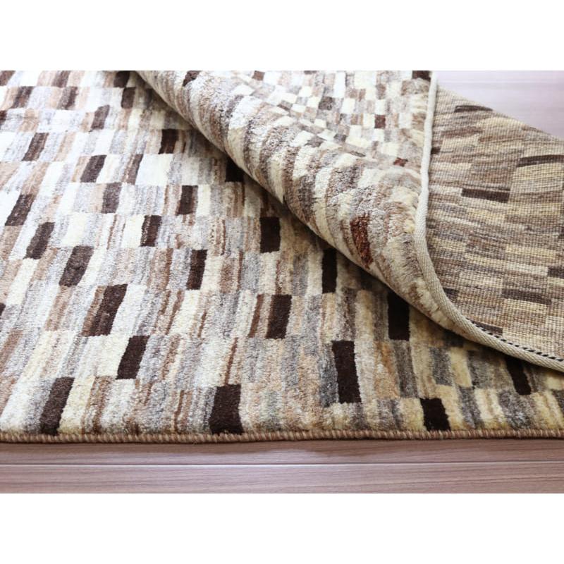 ギャッベ シューウリ　 193x152cm モノトーン　モダンなタイルデザイン | ブランド登録なし | 14