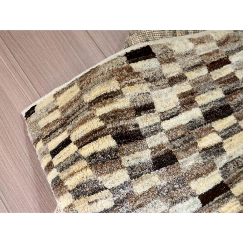 ギャッベ シューウリ　 193x152cm モノトーン　モダンなタイルデザイン | ブランド登録なし | 18