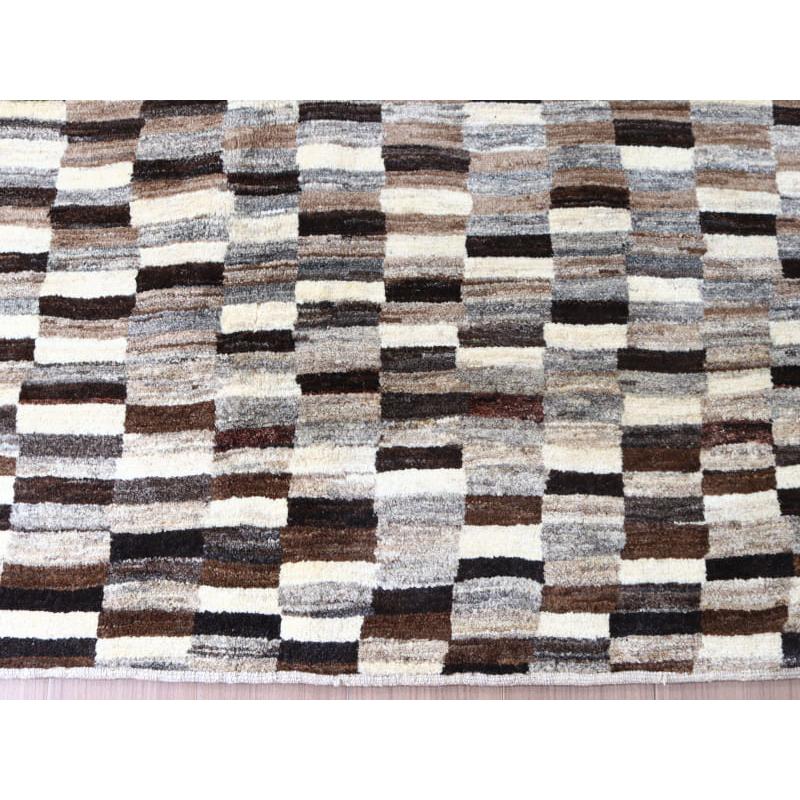 ギャッベ シューウリ　 193x152cm モノトーン　モダンなタイルデザイン | ブランド登録なし | 09