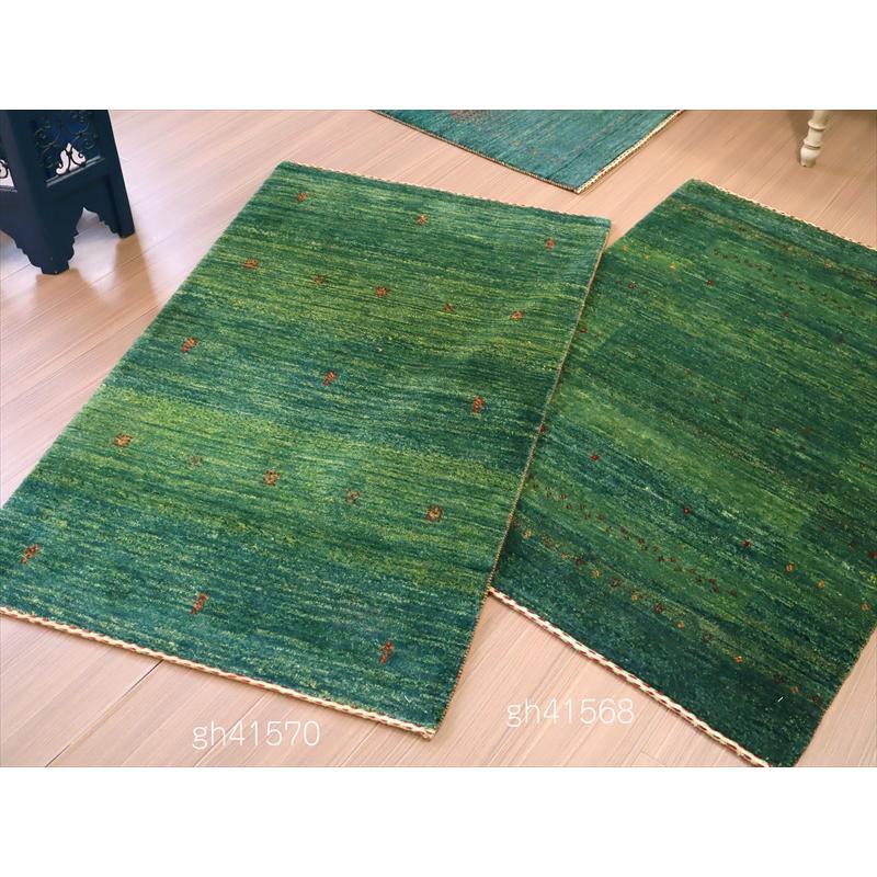 ギャッベ　バナフシェ　イラン産手織りラグ 126x77cm グリーングラデーション | ブランド登録なし | 04