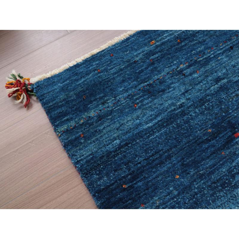 ロリアタシュ LoriAtash　手織りギャッベ 52x81cm ブルーグラデーション　最上級の細かな織り | ブランド登録なし | 02