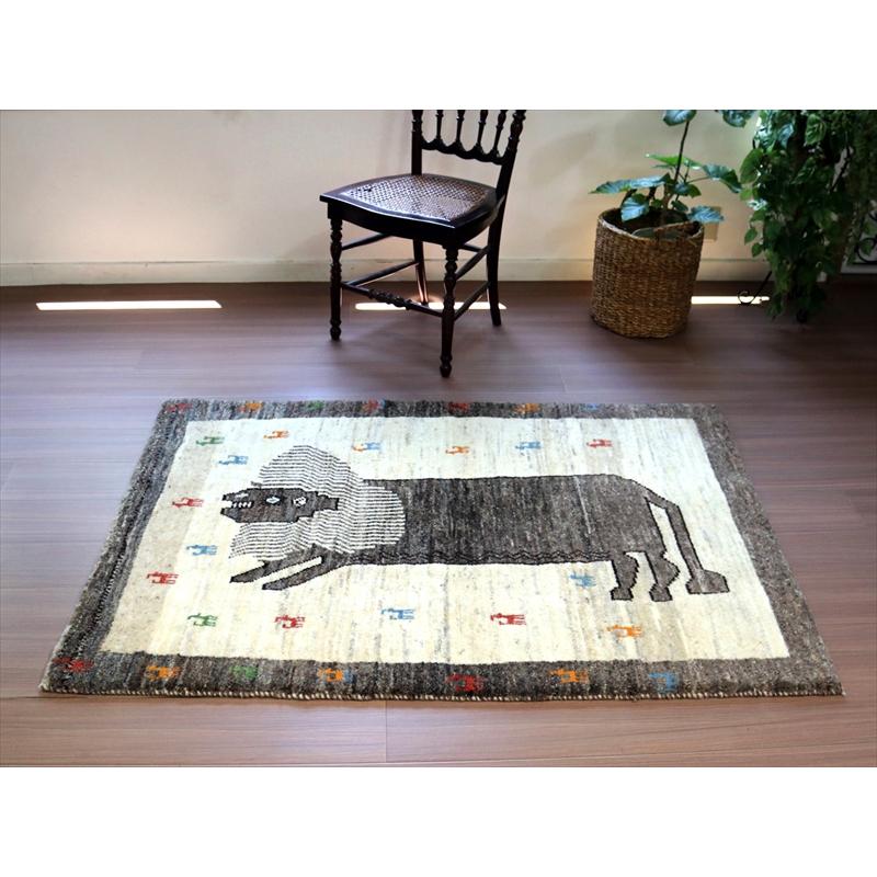 ！！専用！！ライオン　ギャッベ  ラグ 楽天市場】ペルシャ ライオンギャッベ オールドギャッベ マット