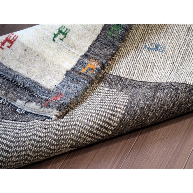 ライオンラグ ギャッベ 147x101cm ライオンとカラフルな動物モチーフ | ブランド登録なし | 08