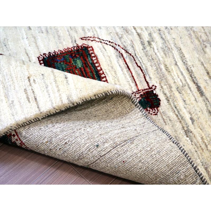 ライオンギャッベ 142x95cm グリーンライオンとサーベル | ブランド登録なし | 07