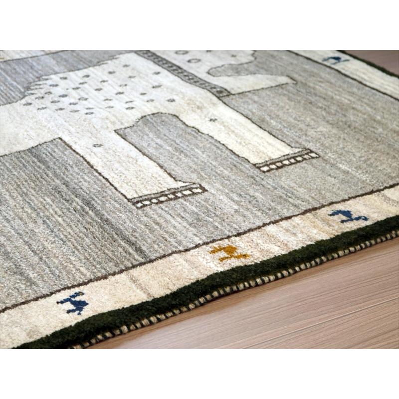 ライオンギャッベ 150x100cm ライオンとカラフルなラクダ | ブランド登録なし | 04