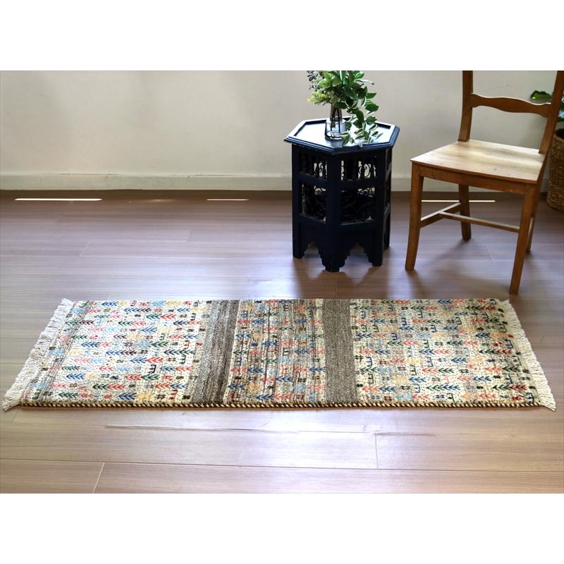 ギャッベ リズバフト  148x60cm カラフルな生命の樹 | ブランド登録なし | 06