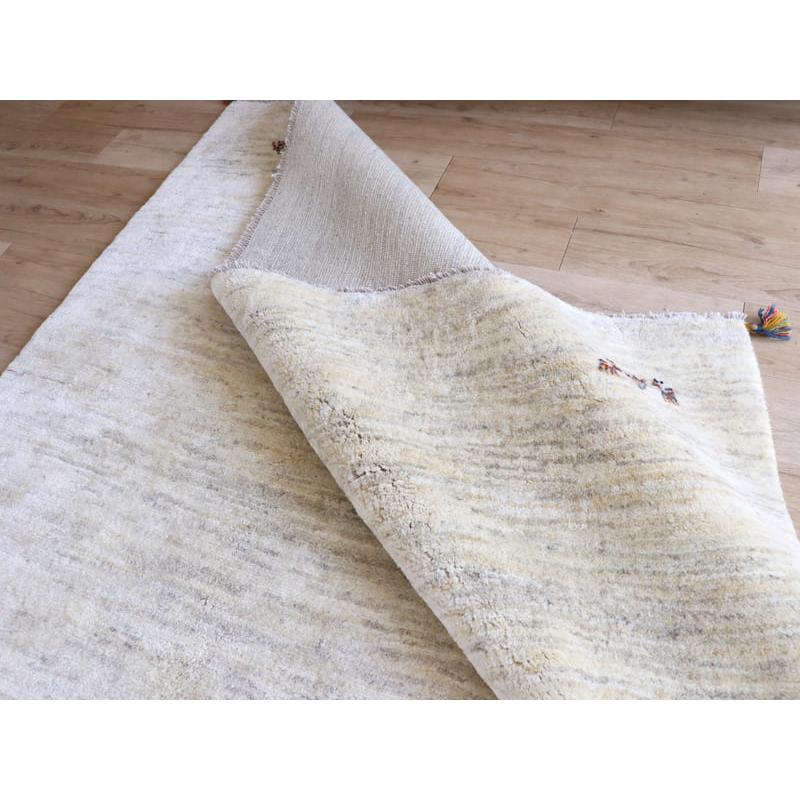 ギャッベ　イラン産手織りラグ　ふかふか 277x195cm ナチュラルアイボリー 大型ルームサイズ | ブランド登録なし | 06