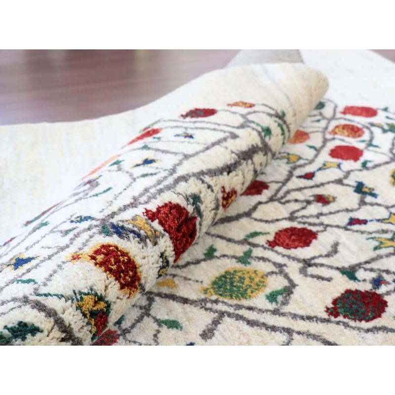 ギャッベ イラン製 カシュガイ族手織り 200x155cm ナチュラル ギャッベ イラン製 カシュガイ族手織り 200x155cm ナチュラル