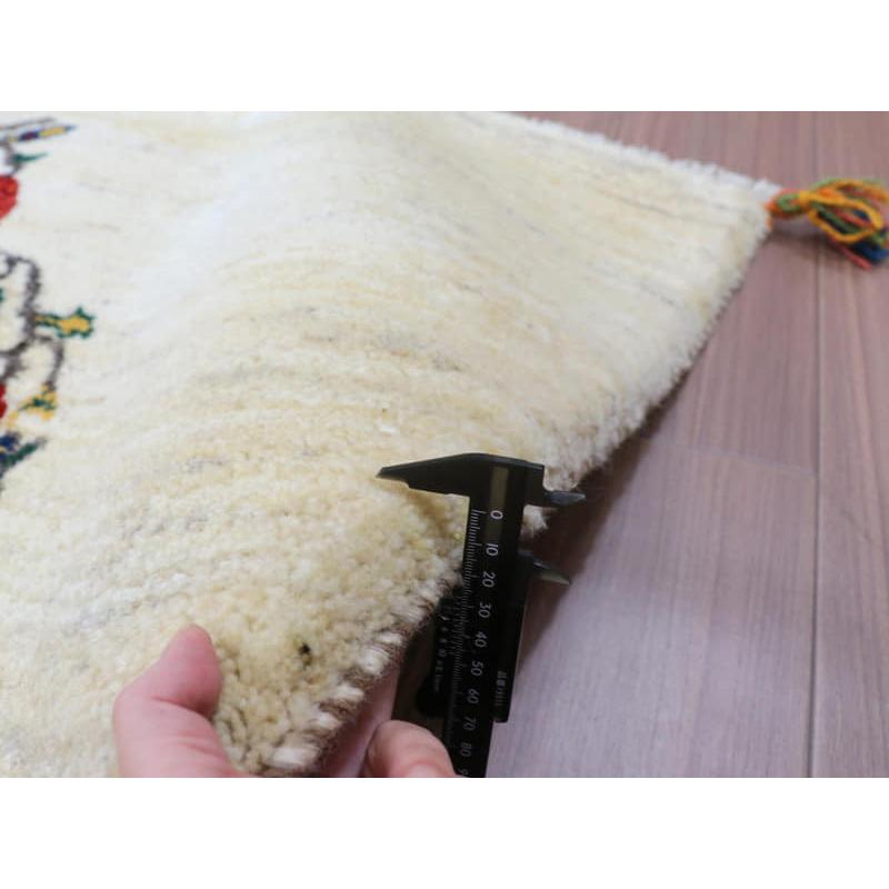 ギャッベ イラン製 カシュガイ族手織り 200x155cm ナチュラル ギャッベ イラン製 カシュガイ族手織り 200x155cm ナチュラル