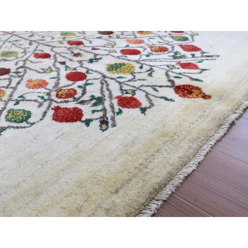 ギャッベ イラン製 カシュガイ族手織り 200x155cm ナチュラル ギャッベ イラン製 カシュガイ族手織り 200x155cm ナチュラル