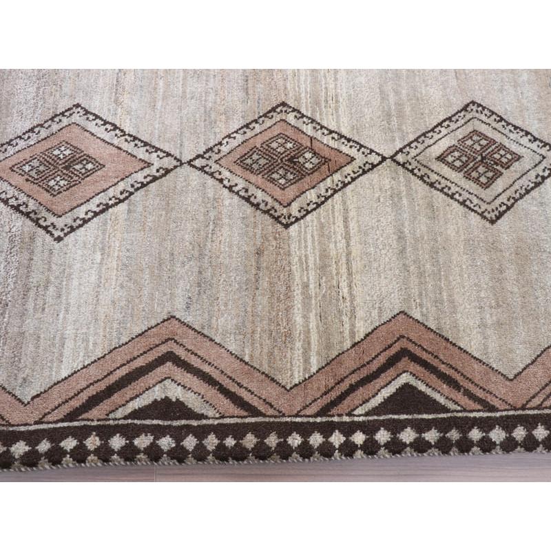 部族絨毯　トライバルラグ　カシュカイ族 170x105cm ナチュラルグレー　ジグザグ | ブランド登録なし | 05