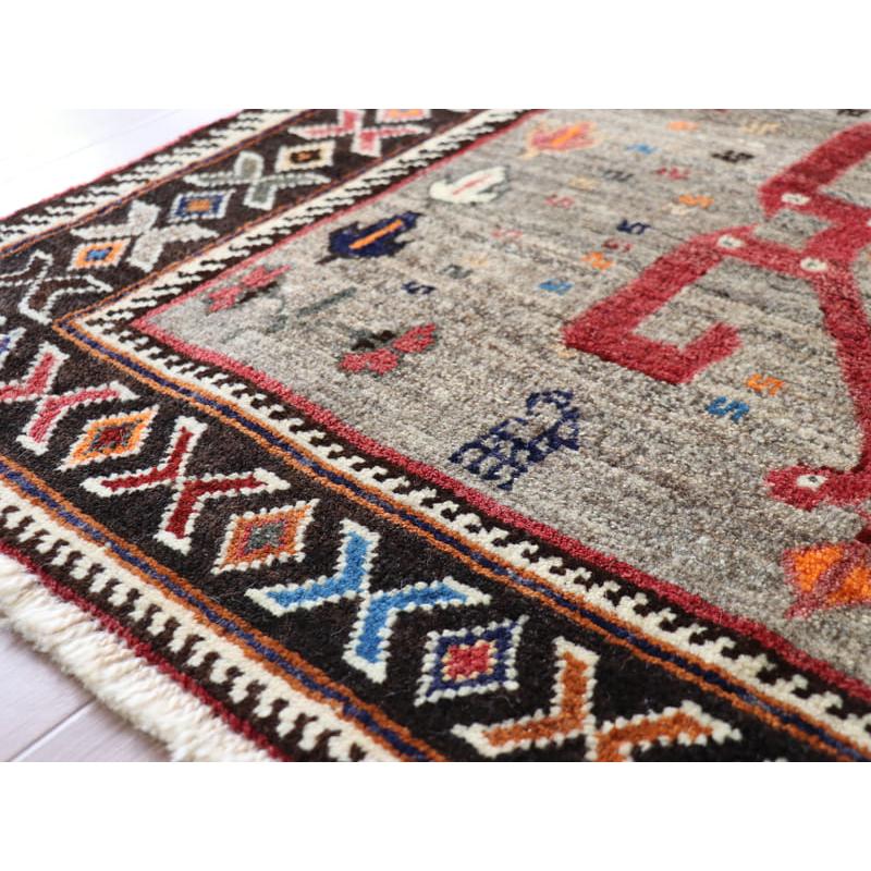 オールドギャッベ　ヴィンテージラグ　カシュカイ族 152x115cm 赤いスカラベ | ブランド登録なし | 07