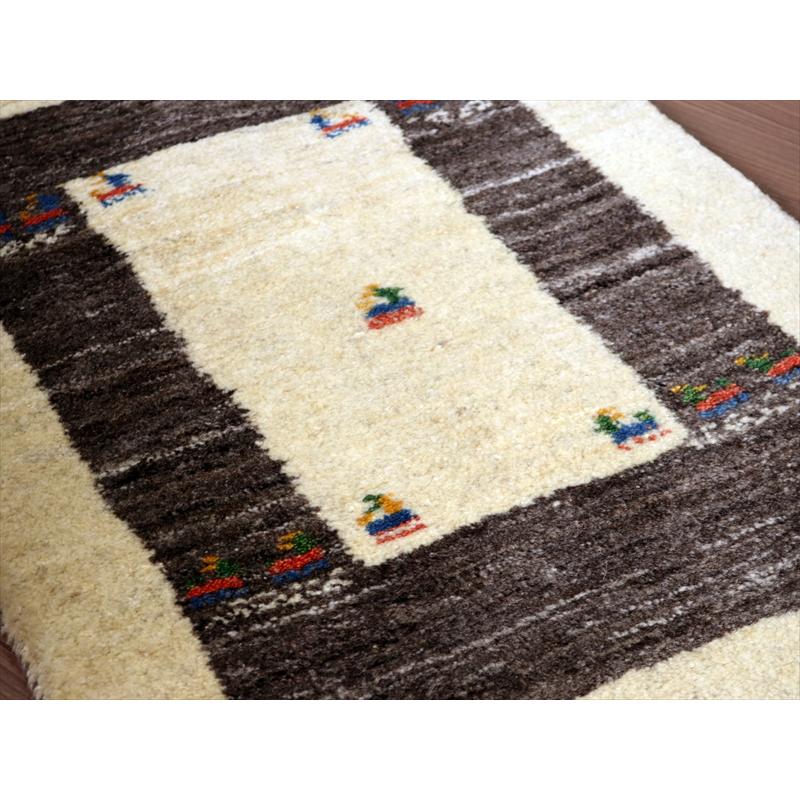 ギャッベ ふかふか 玄関マットサイズ 86×60cm 天然の羊毛の色 カラフルな動物 | ブランド登録なし | 03