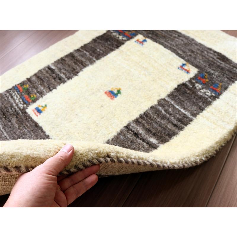 ギャッベ ふかふか 玄関マットサイズ 86×60cm 天然の羊毛の色 カラフルな動物 | ブランド登録なし | 05