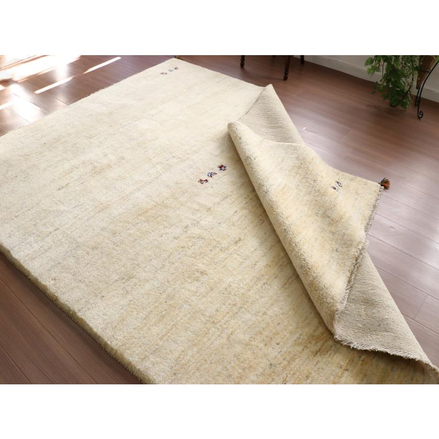 ギャッベ　イラン産手織りラグ　ふかふか 263x200cm ナチュラルアイボリー 大型ルームサイズ | ブランド登録なし | 10