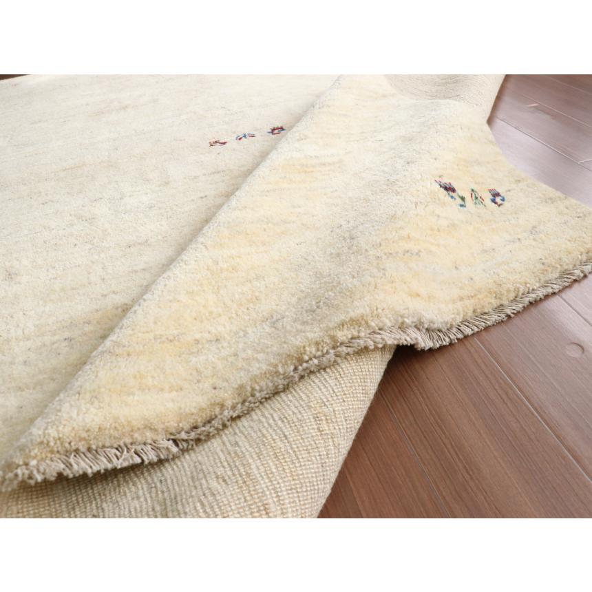 ギャッベ　イラン産手織りラグ　ふかふか 263x200cm ナチュラルアイボリー 大型ルームサイズ | ブランド登録なし | 11