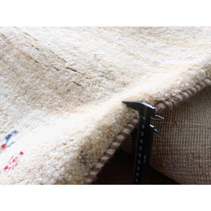 ギャッベ　イラン産手織りラグ　ふかふか 263x200cm ナチュラルアイボリー 大型ルームサイズ | ブランド登録なし | 13