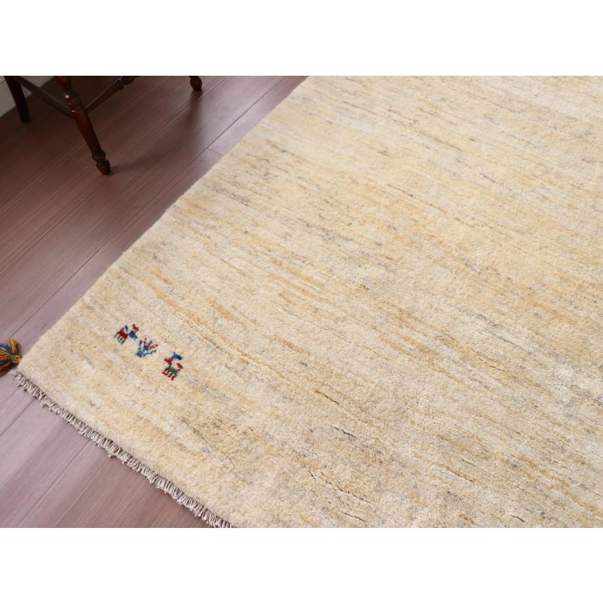 ギャッベ　イラン産手織りラグ　ふかふか 263x200cm ナチュラルアイボリー 大型ルームサイズ | ブランド登録なし | 04