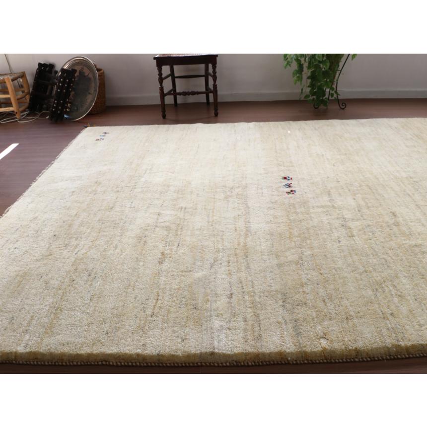 ギャッベ　イラン産手織りラグ　ふかふか 263x200cm ナチュラルアイボリー 大型ルームサイズ | ブランド登録なし | 08