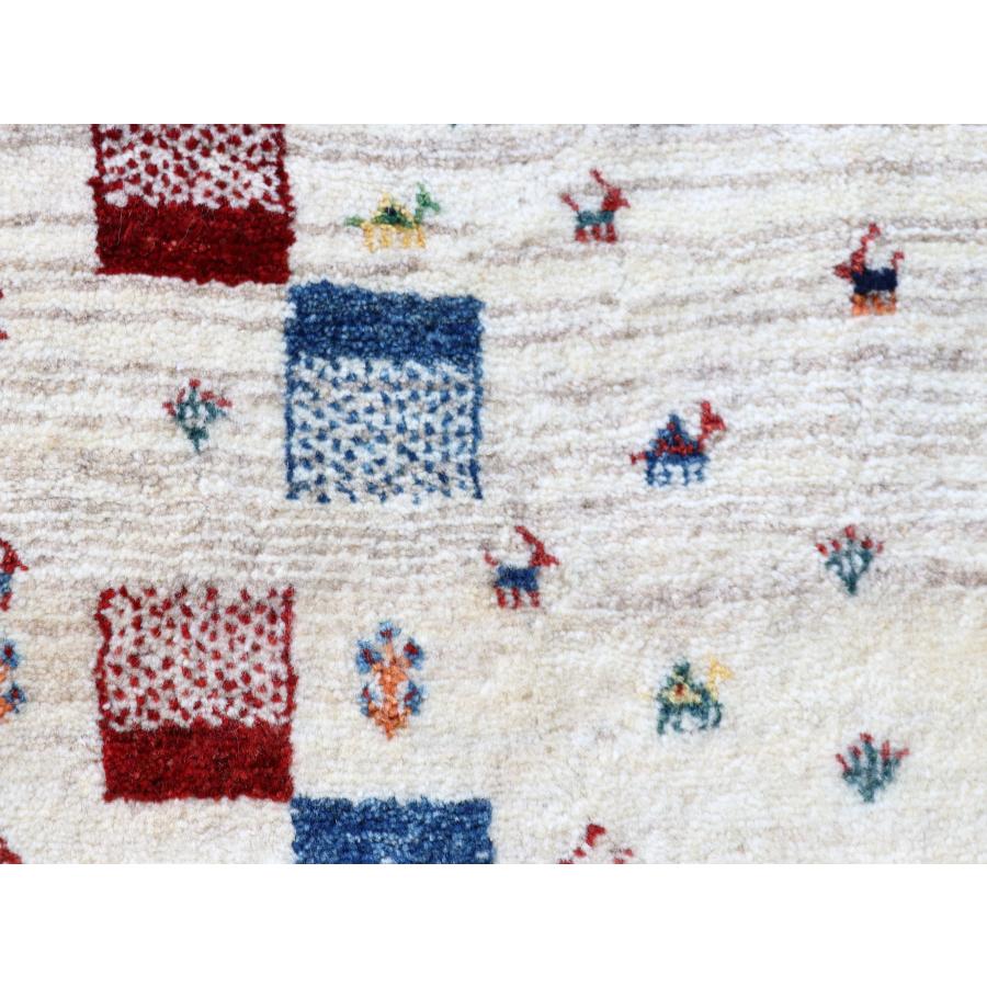 ギャッベ リズバフト ナチュラル/グレー 123x90cm 細かな織り | ブランド登録なし | 02