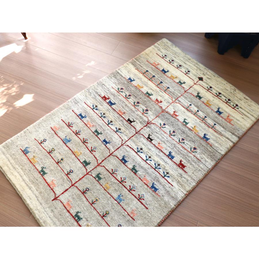 ギャッベ リズバフト ベージュグラデーション 130x80cm 細かな織り　生命の木 | ブランド登録なし | 10