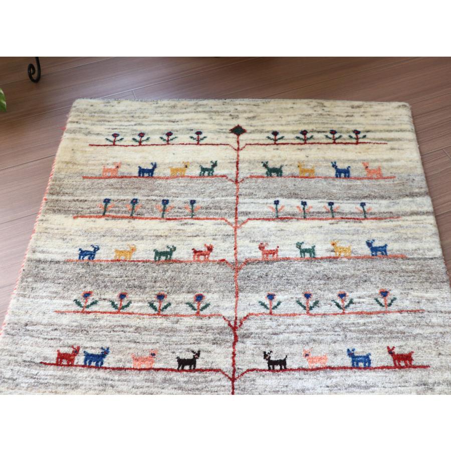 ギャッベ リズバフト ベージュグラデーション 130x80cm 細かな織り　生命の木 | ブランド登録なし | 03