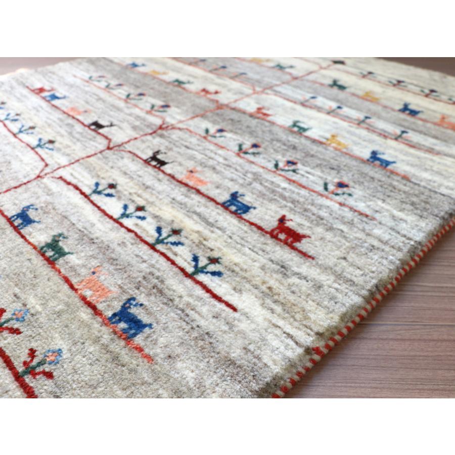 ギャッベ リズバフト ベージュグラデーション 130x80cm 細かな織り　生命の木 | ブランド登録なし | 06