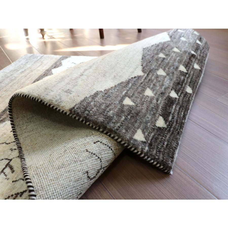 ギャッベ リズバフト 生命の木 132x79cm 細かな織り　モノトーン | ブランド登録なし | 07