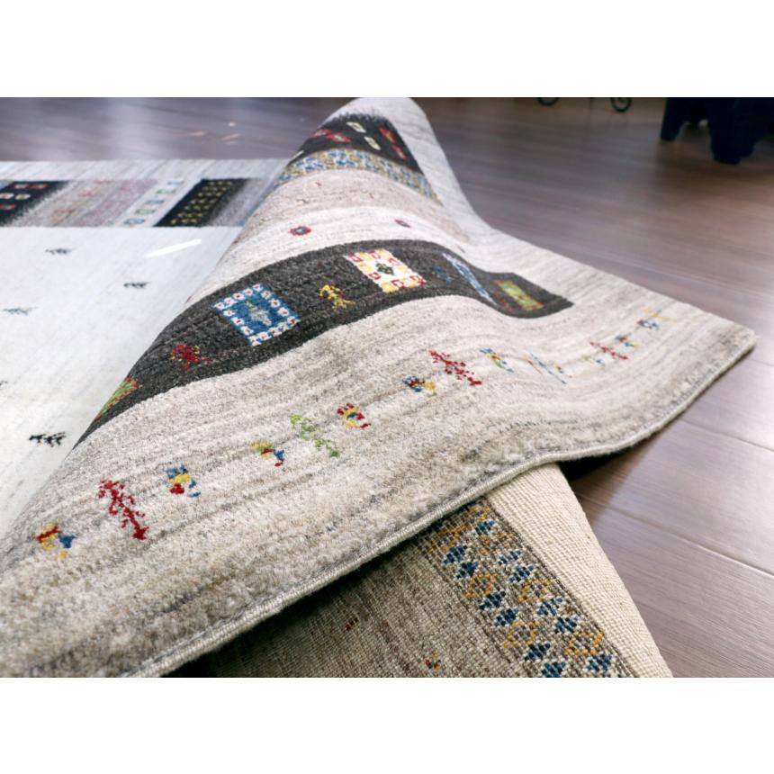 ギャッベ　タビーバフ Gabbeh Tabiibaft 205x157cm ナチュラルなモノトーングラデーション | ブランド登録なし | 12