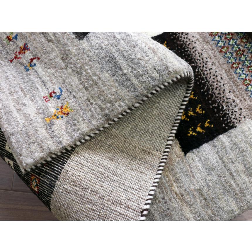 ギャッベ　タビーバフ Gabbeh Tabiibaft 205x157cm ナチュラルなモノトーングラデーション | ブランド登録なし | 15