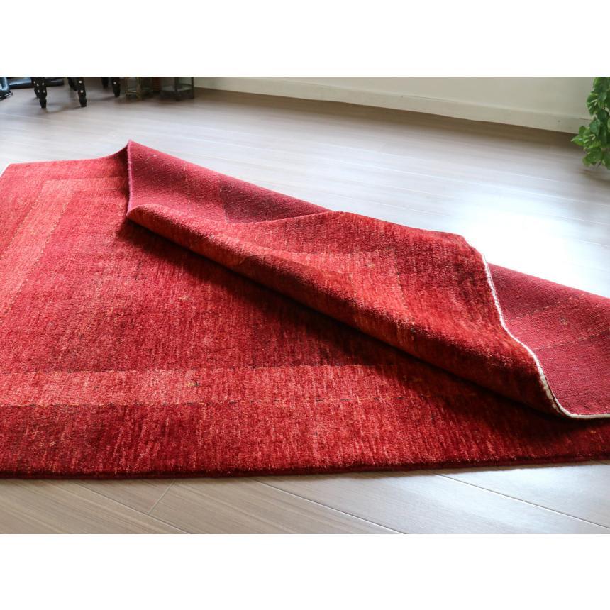 ギャッベ　 最上級の織りロリアタシュ  212x162cm レッド　グラデーション　スクエアデザイン | ブランド登録なし | 12