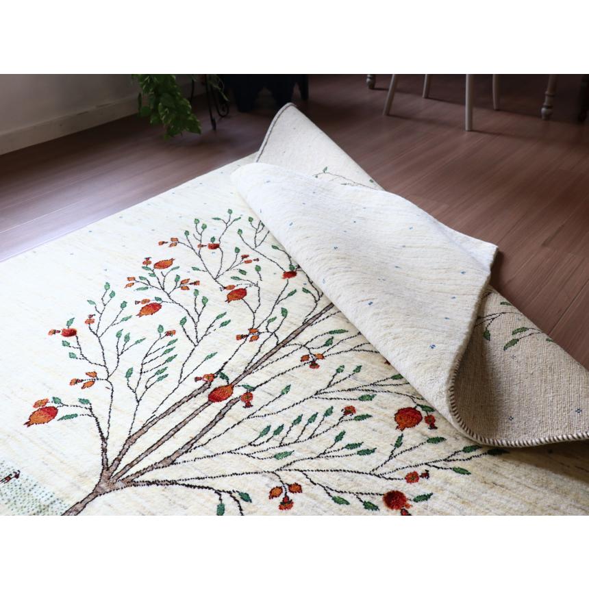 ギャッベ　ノウバフト Gabbeh Nowbaft 210x156cm 生命の木　ザクロの実 | ブランド登録なし | 11