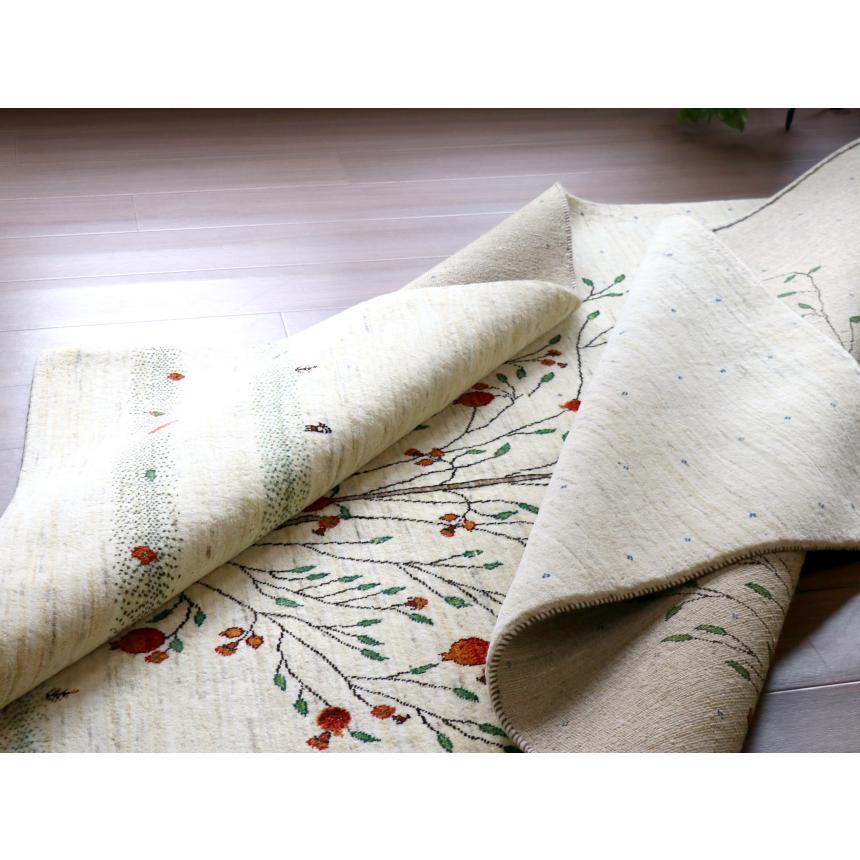 ギャッベ　ノウバフト Gabbeh Nowbaft 210x156cm 生命の木　ザクロの実 | ブランド登録なし | 13