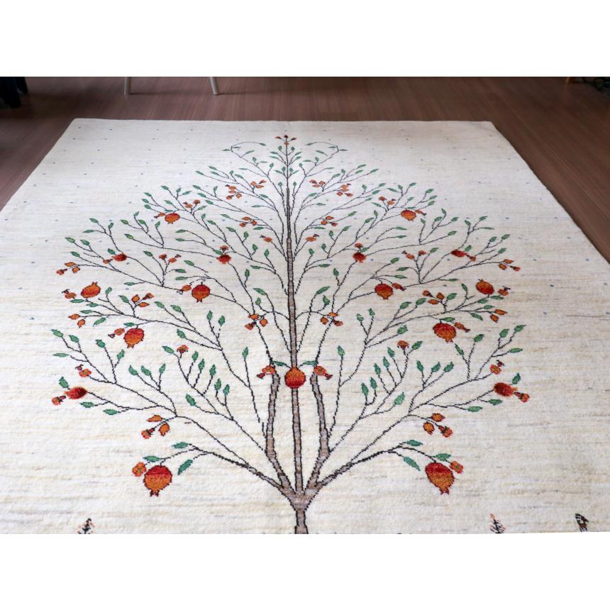 ギャッベ　ノウバフト Gabbeh Nowbaft 210x156cm 生命の木　ザクロの実 | ブランド登録なし | 02