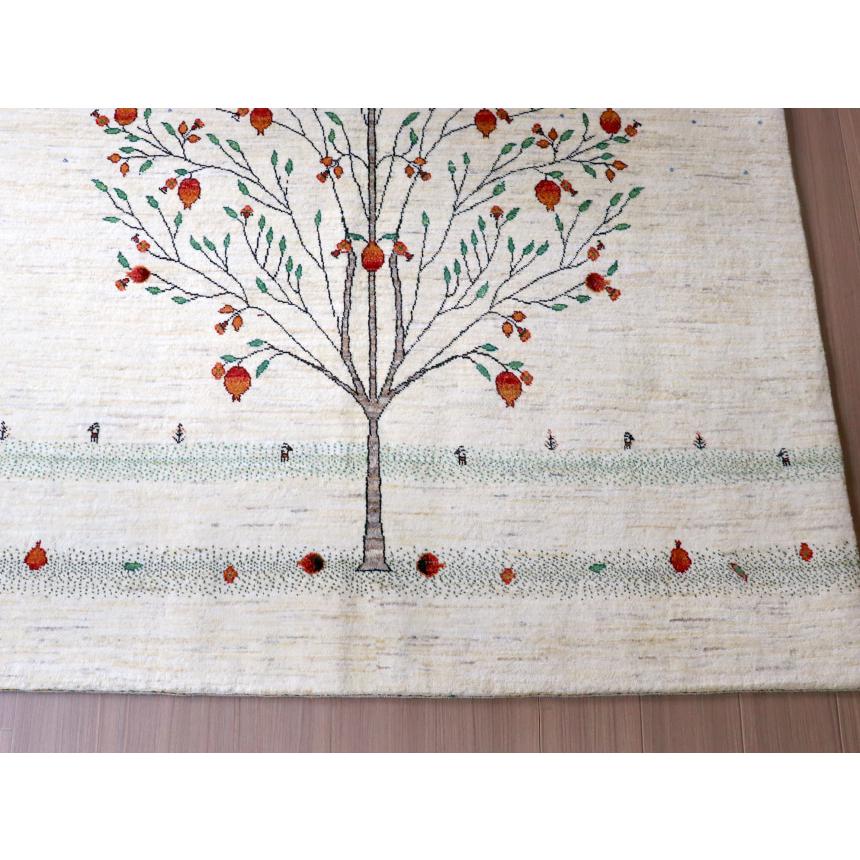 ギャッベ　ノウバフト Gabbeh Nowbaft 210x156cm 生命の木　ザクロの実 | ブランド登録なし | 03