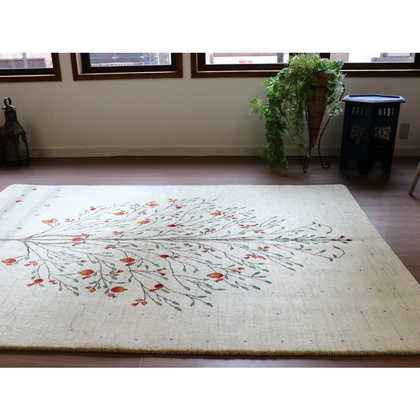 ギャッベ　ノウバフト Gabbeh Nowbaft 210x156cm 生命の木　ザクロの実 | ブランド登録なし | 06
