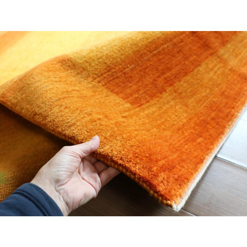 ギャッベ　ロリ アタシュ LoriAtash 176x120cm イエロー＆オレンジグラデーション | ブランド登録なし | 12