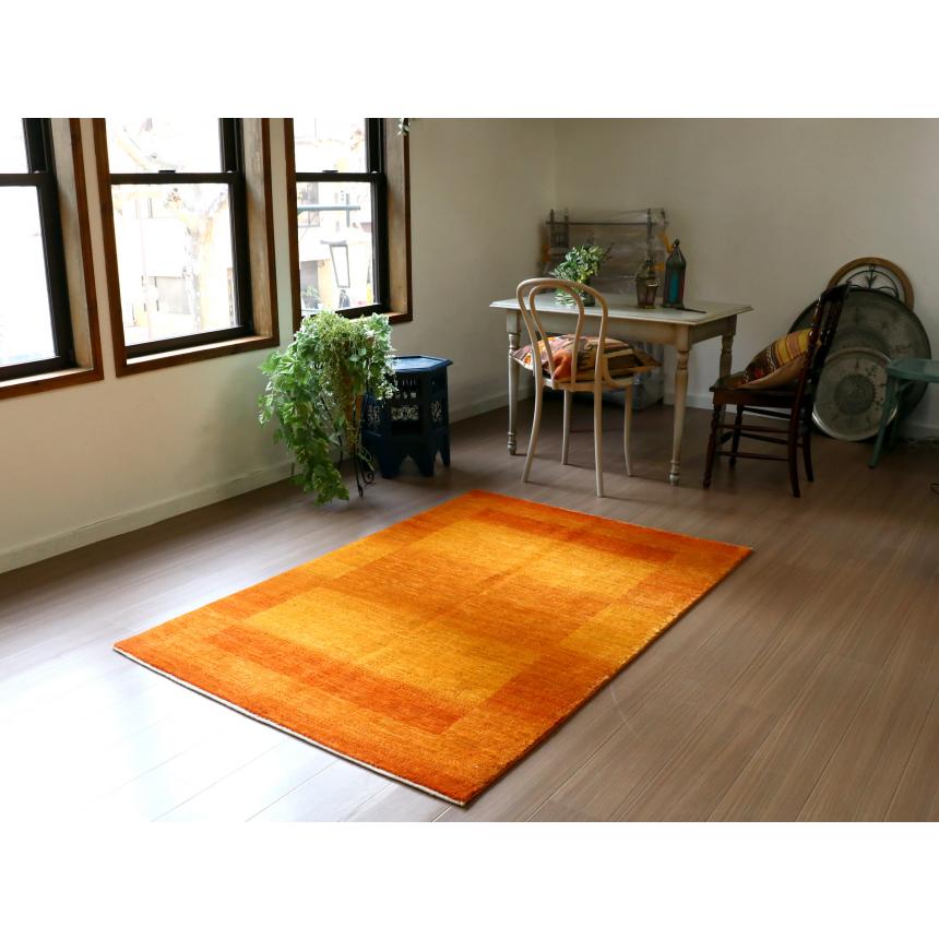 ギャッベ　ロリ アタシュ LoriAtash 176x120cm イエロー＆オレンジグラデーション | ブランド登録なし | 01