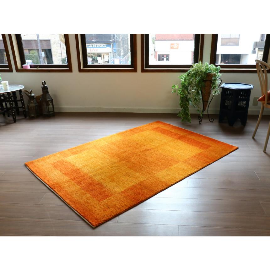 ギャッベ　ロリ アタシュ LoriAtash 176x120cm イエロー＆オレンジグラデーション | ブランド登録なし | 06