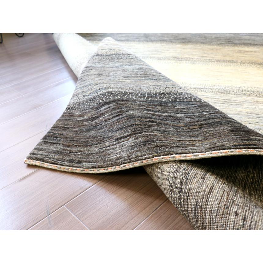 ギャッベ　タビーバフ Gabbeh Tabiibaft 206x157cm 無染色ナチュラルグレー　グラデーション | ブランド登録なし | 14
