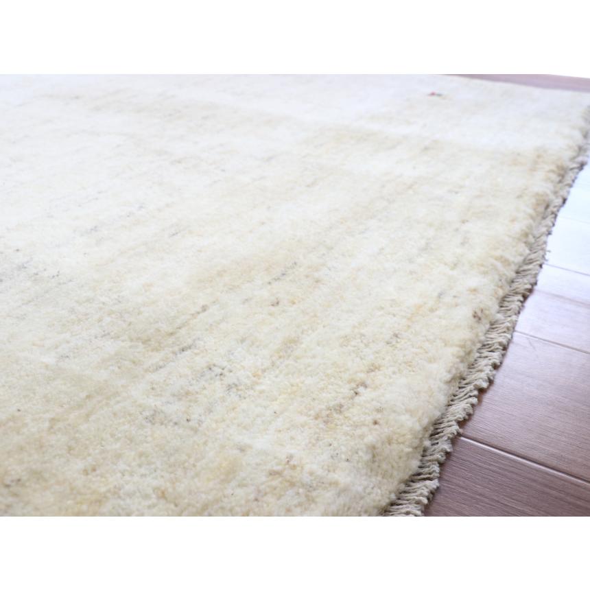 ギャッベ イラン産 手織り 280x210cm 無地　ナチュラル　シンプル | ブランド登録なし | 07