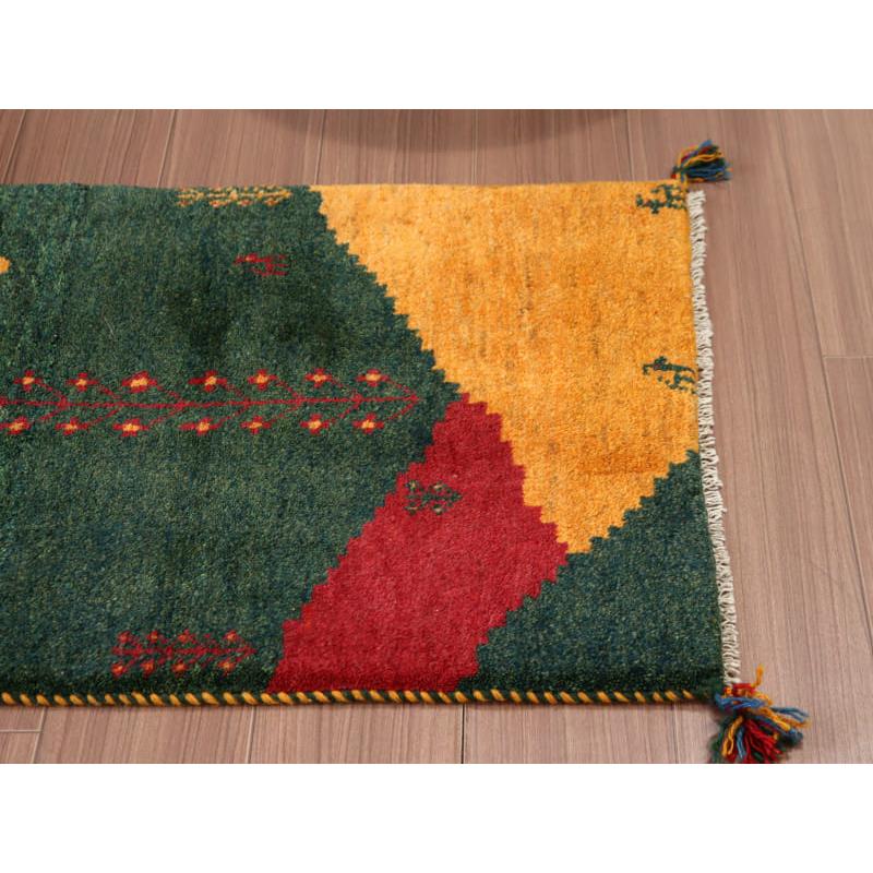 ギャッベ 手織り イラン産 88x62cm ミックス 生命の木 | ブランド登録なし | 03