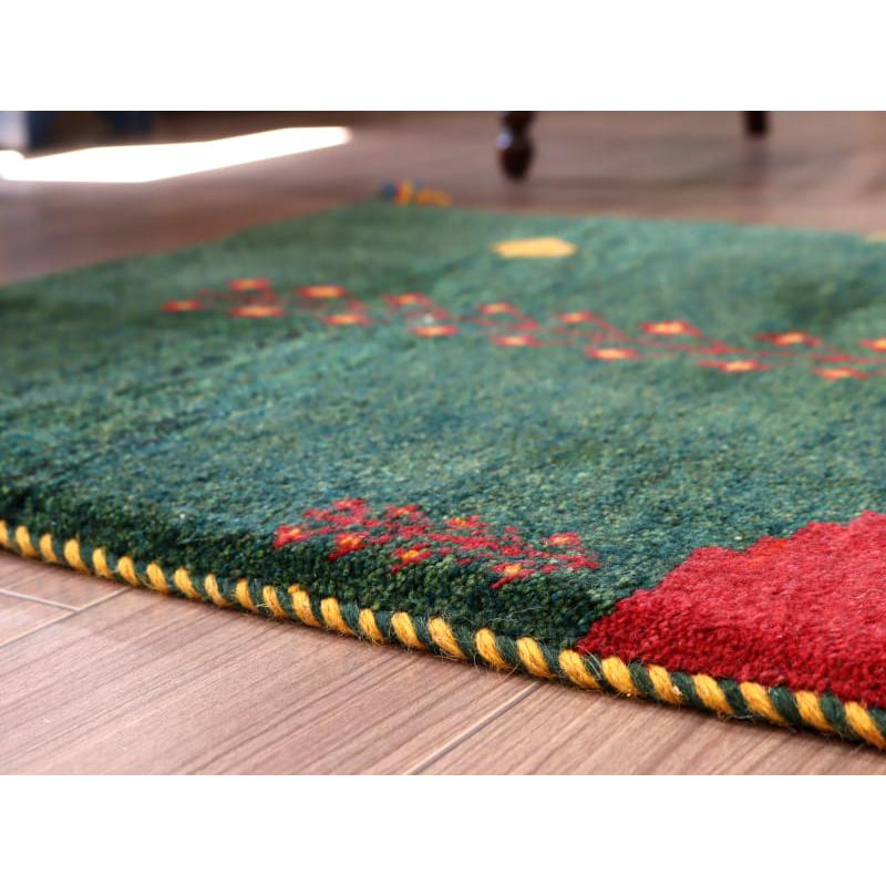 ギャッベ 手織り イラン産 88x62cm ミックス 生命の木 | ブランド登録なし | 04