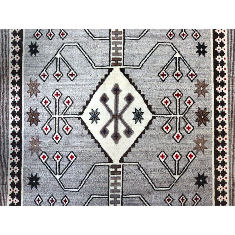 オールドギャッベ イランの手織りラグ 190x130cm メダリオンと幾何学模様 | ブランド登録なし | 06