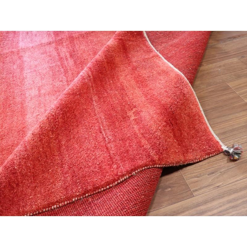 ギャッベ　シンプル赤 グラデーション 331x244cm 90年代の素朴な織り　特大8m2 |  | 13