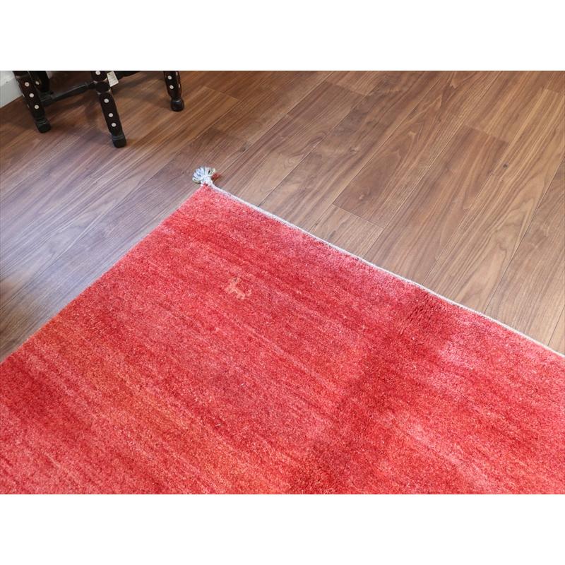 ギャッベ　シンプル赤 グラデーション 331x244cm 90年代の素朴な織り　特大8m2 |  | 05