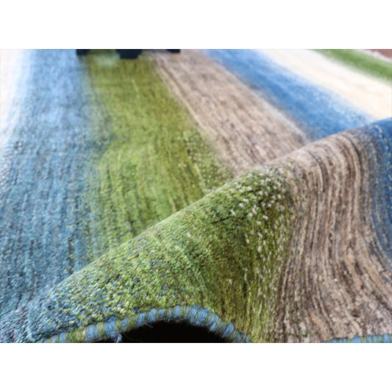 ギャッベ リズバフト  260x182cm クールなストライプ　グラデーション |  | 10