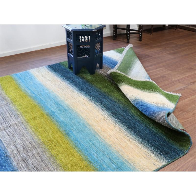 ギャッベ リズバフト  260x182cm クールなストライプ　グラデーション |  | 08