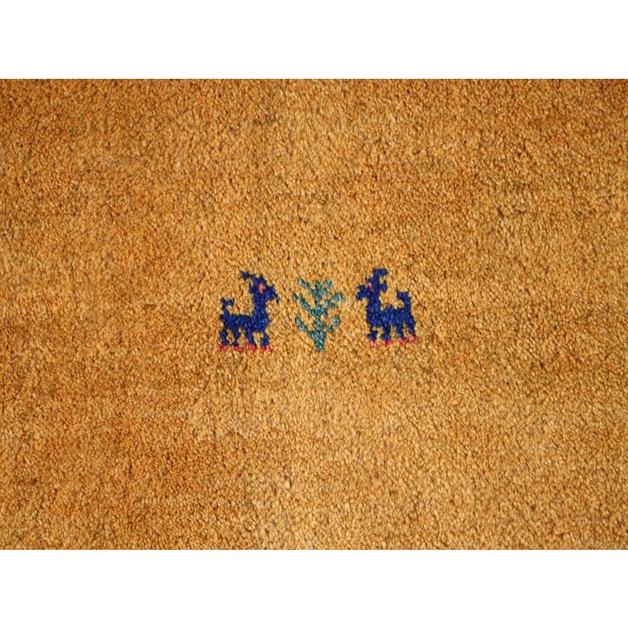 ギャッベ イラン産 手織りラグ 123x83cm モザイクのようなタイル柄　グレー　ナチュラル モノトーン |  | 04