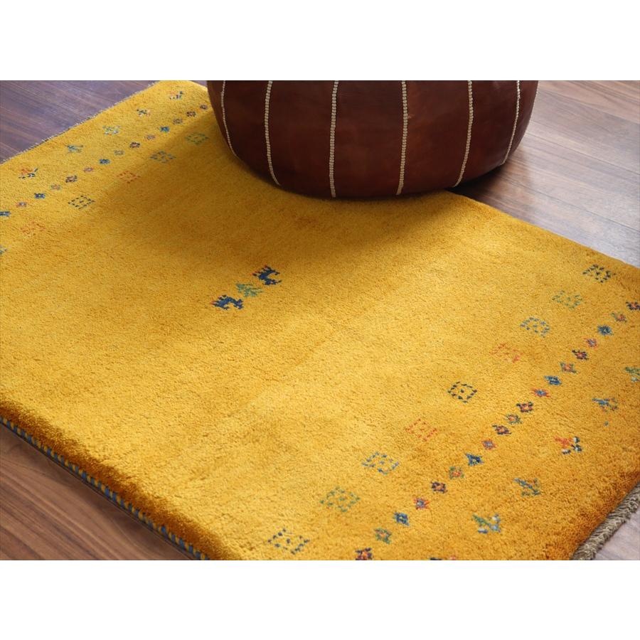 ギャッベ イラン産 手織りラグ 123x83cm モザイクのようなタイル柄　グレー　ナチュラル モノトーン |  | 05